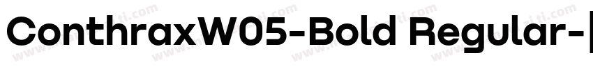 ConthraxW05-Bold Regular字体转换